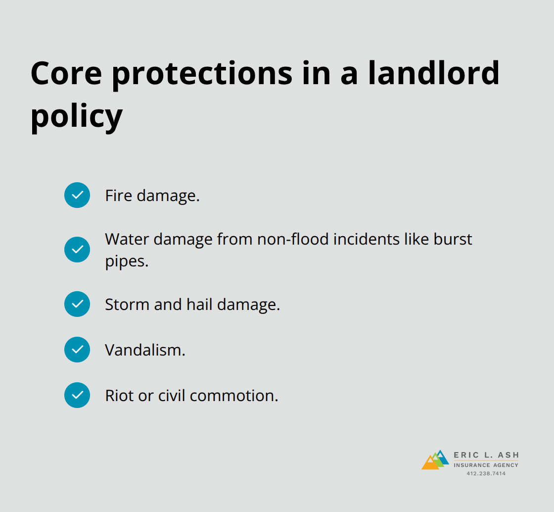 Checklist of common covered perils for Pennsylvania rental properties